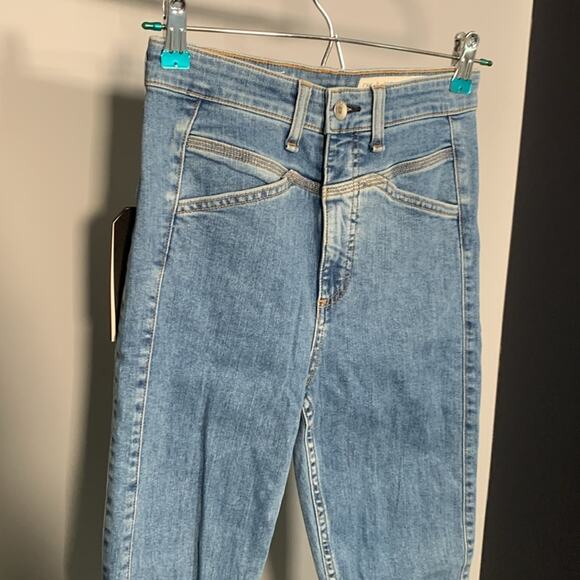 Rag & Bone Jane Super High Rise Skinny Jeans In Montana Size 25 NWT - Picture 3 of 12